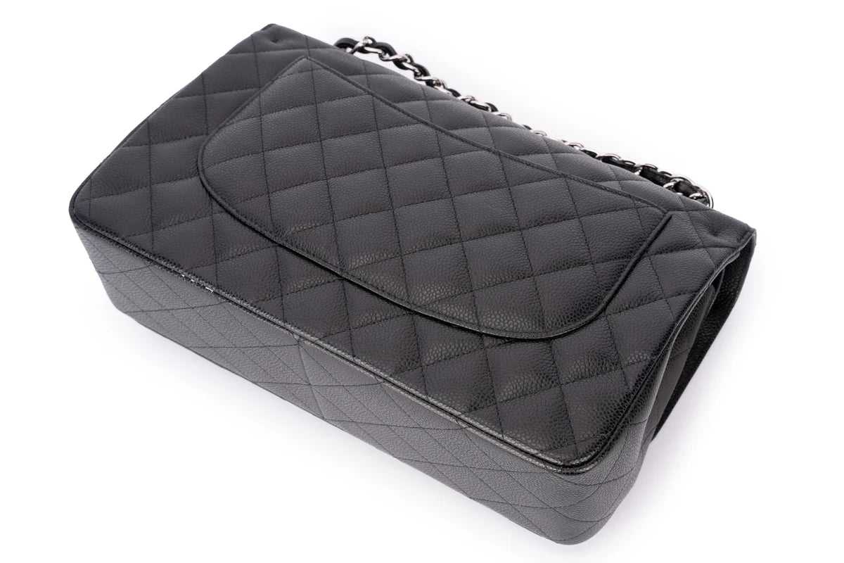 Chanel Jumbo Classic Flap Caviar Black SHW