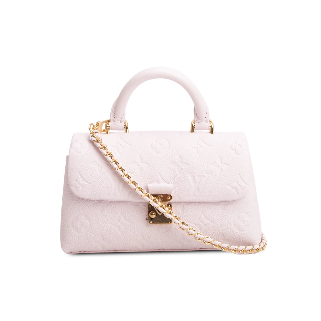 Louis Vuitton Pink Monogram Empreinte Leather Nano Madeleine