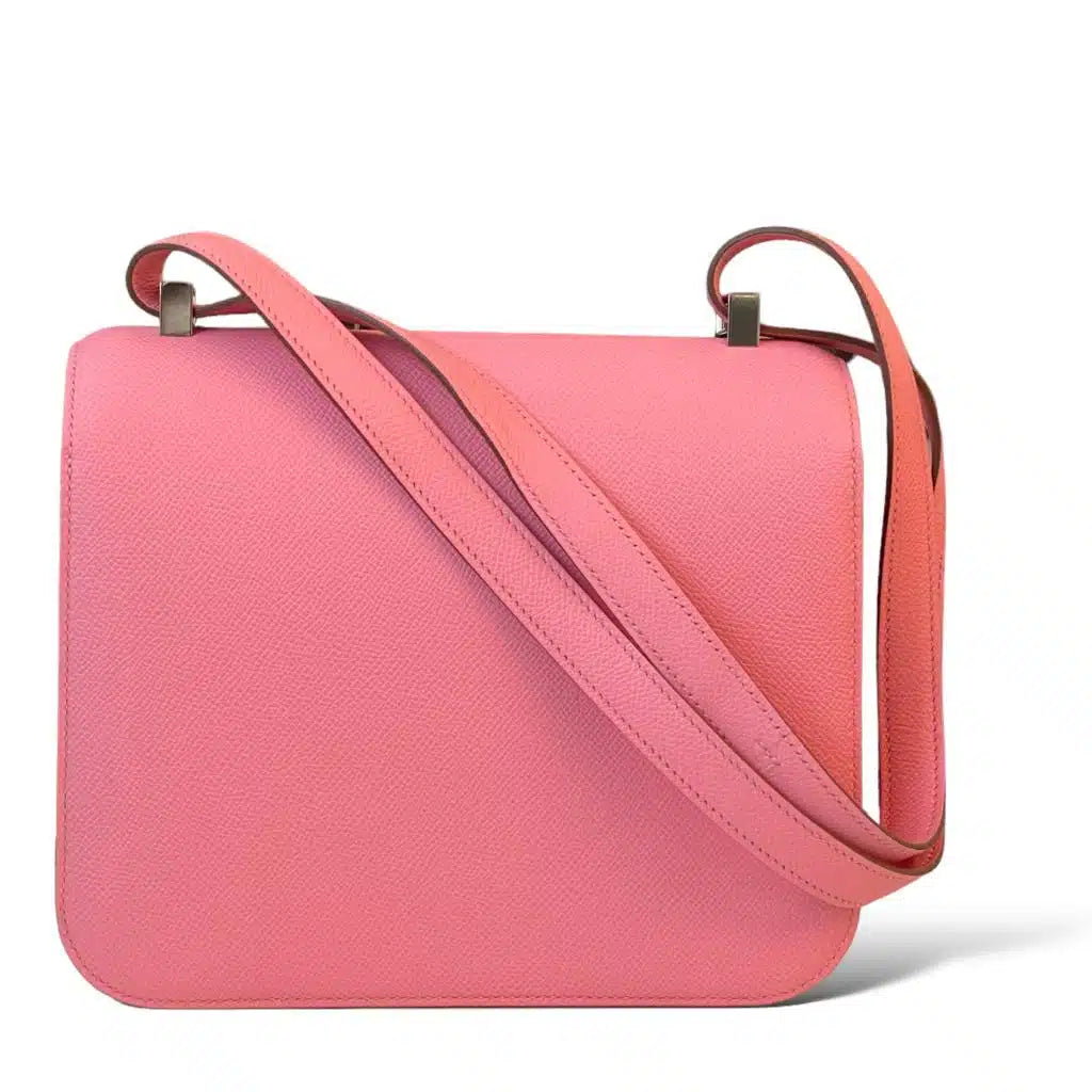 Hermes Constance 24 Rose Confetti PHW