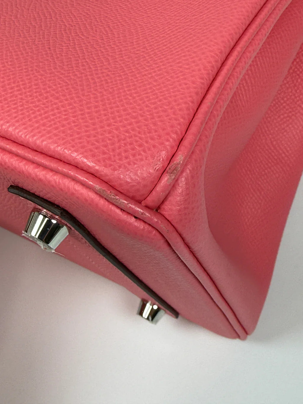 HERMÈS BIRKIN 30 IN ROSE AZALEE EPSOM LEATHER WITH PALLADIUM HARDWARE