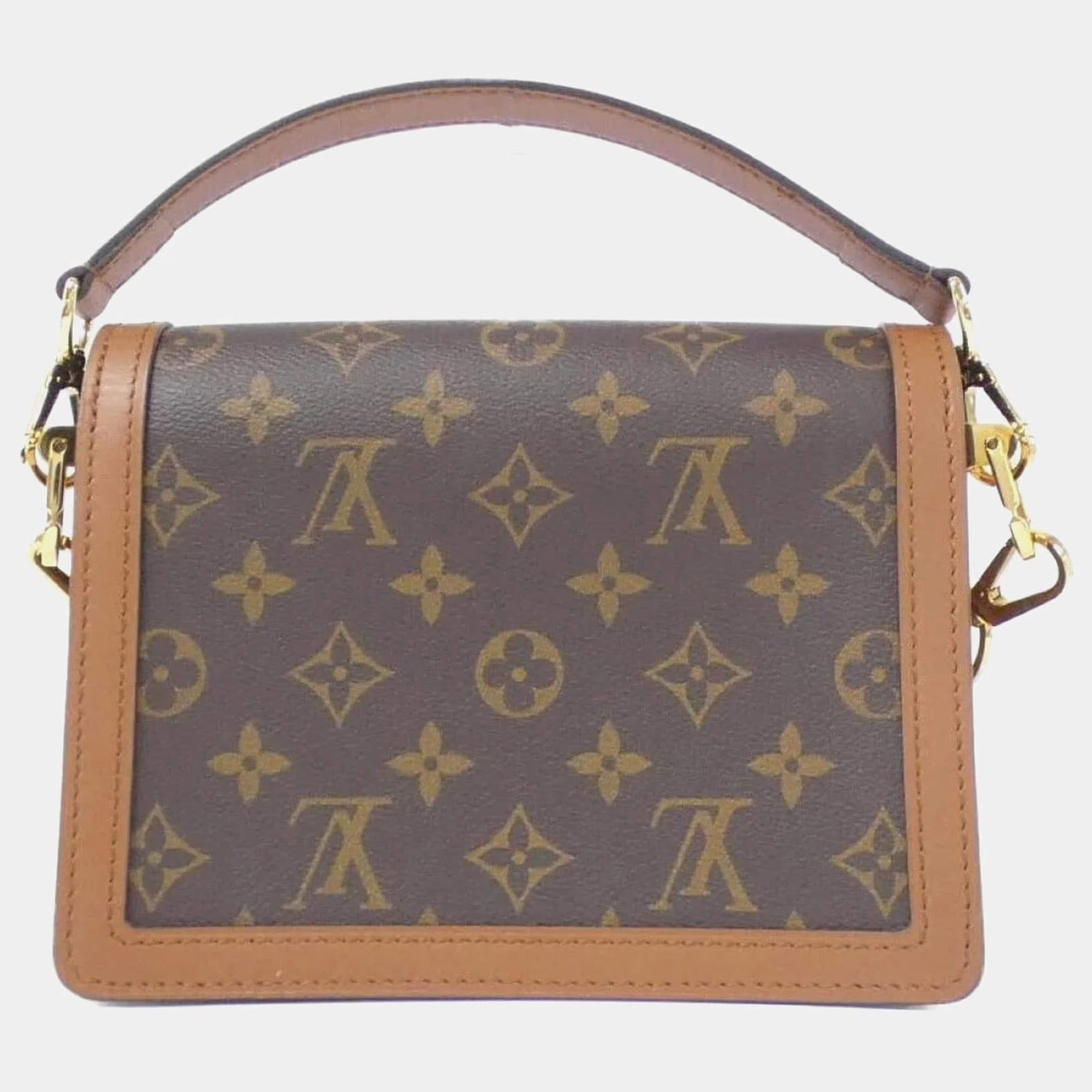 Louis Vuitton Dauphine XL Brown Shoulder Bag