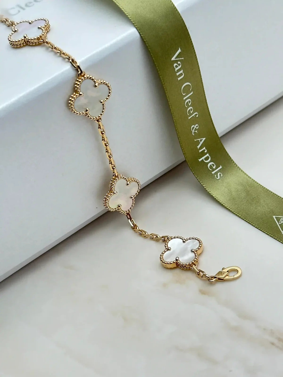 Van Cleef And Arpels Alhambra Bracelet Mother Of Pearl