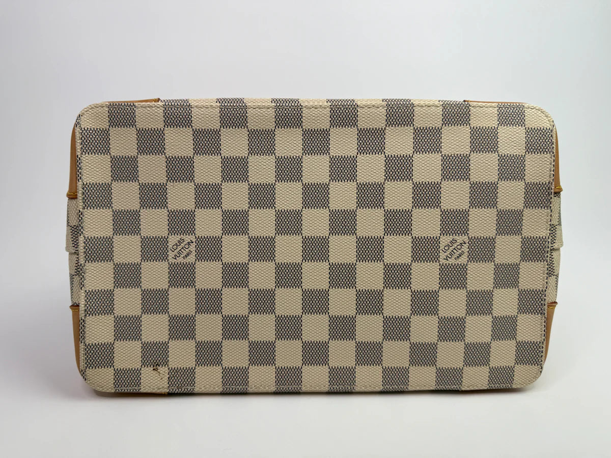 LOUIS VUITTON DAMIER AZUR HAMPSTEAD MM TOTE BAG