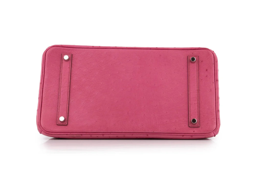 Hermès Birkin 35 Ostrich Rose Poure PHW