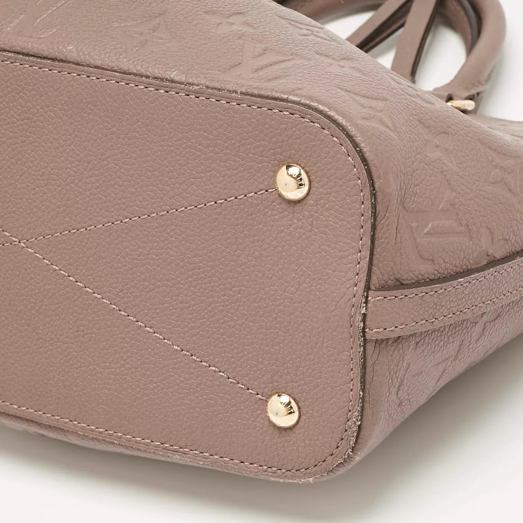 Louis Vuitton Beige Monogram Empreinte Leather Mazarine PM Bag