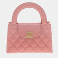 Chanel Pink Leather Kelly Shopping Bag