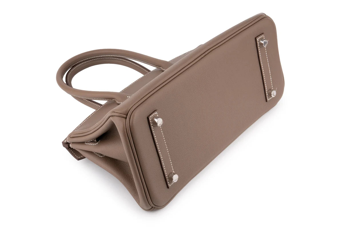 Hermès Birkin 29 Shoulder Evercolour Etoupe PHW