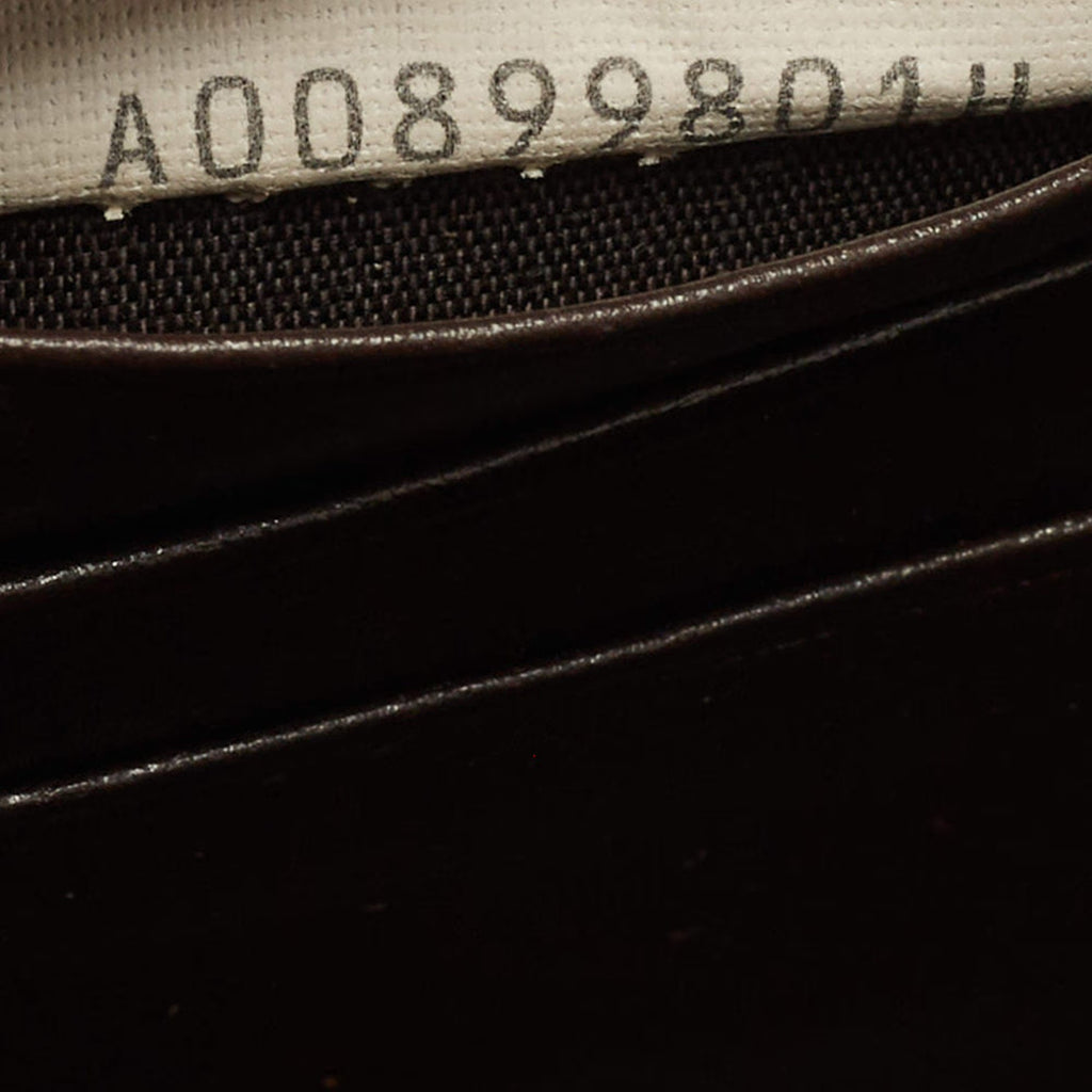 Bottega Veneta Andiamo Choco Brown Intrecciato Leather Clutch