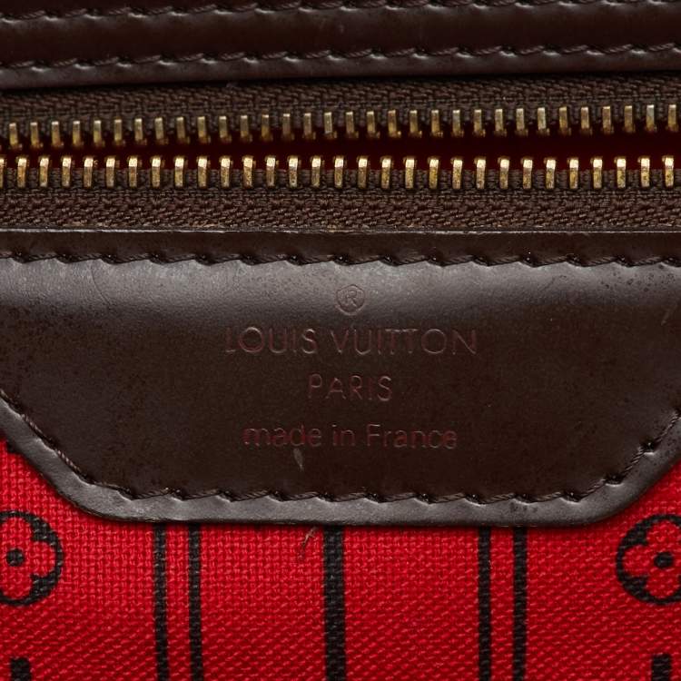 Louis Vuitton Damier Ebene Canvas Neverfull GM Bag
