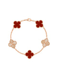 Van Cleef And Arpels Vintage Alhambra 5 Motifs Bracelet