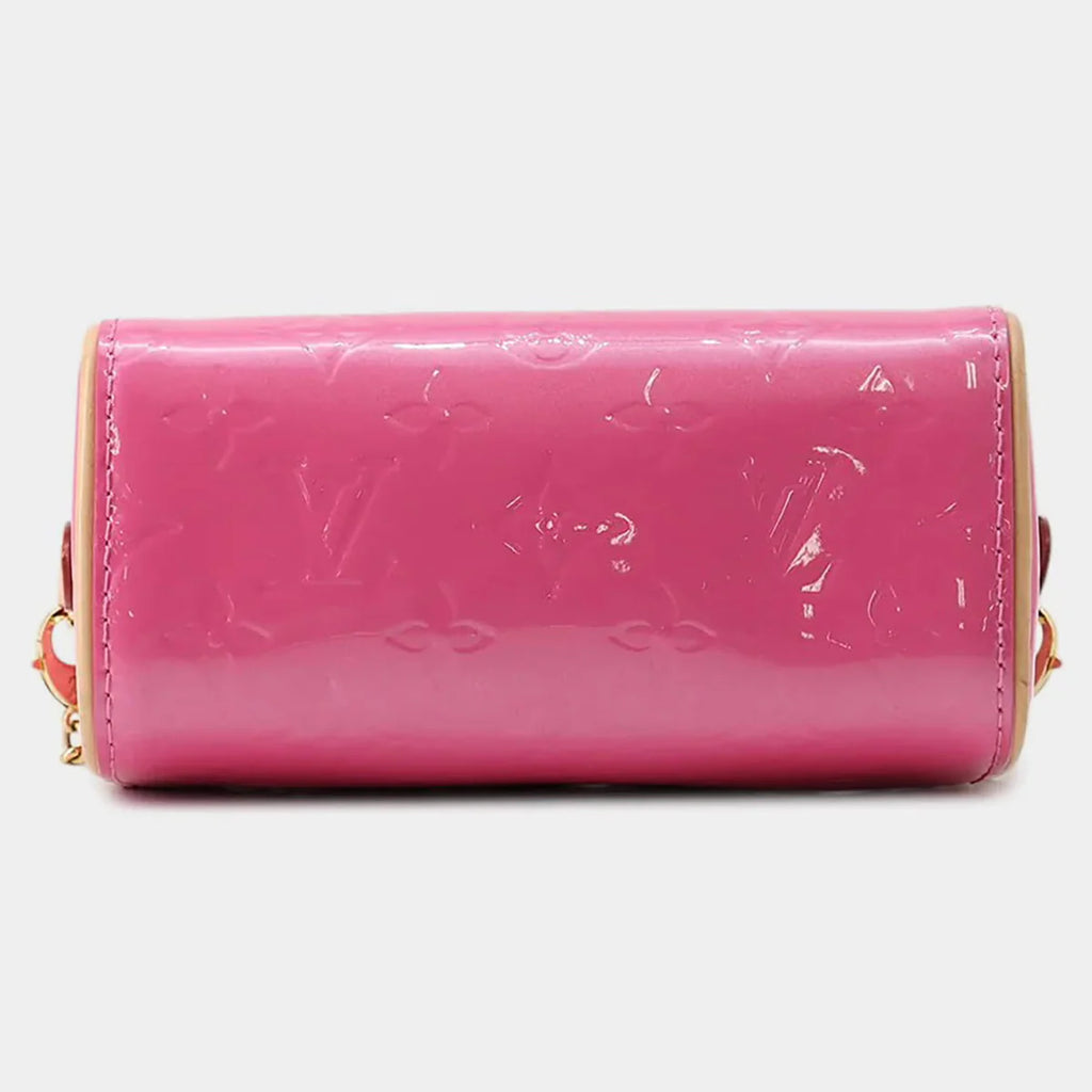 Louis Vuitton Lvremix Collection Nano Speedy Neon Pink Monogram Vernis Leather