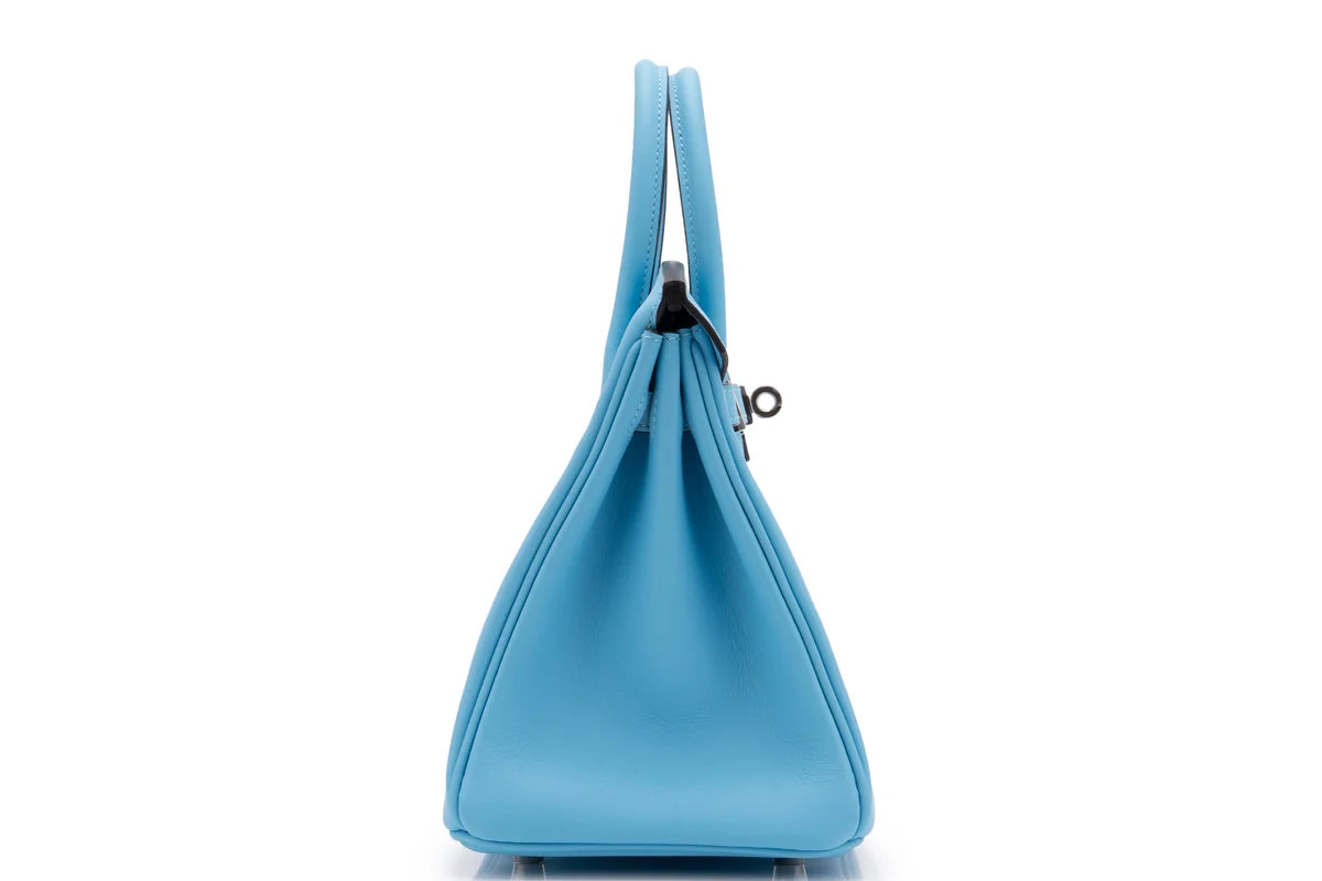 Hermès Birkin 25 Swift Blue Celeste PHW