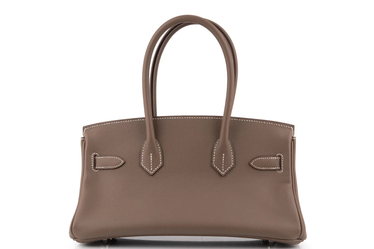 Hermès Birkin 29 Shoulder Evercolour Etoupe PHW