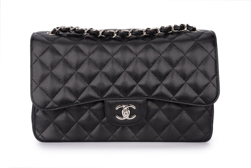 Chanel Jumbo Classic Flap Caviar Black SHW