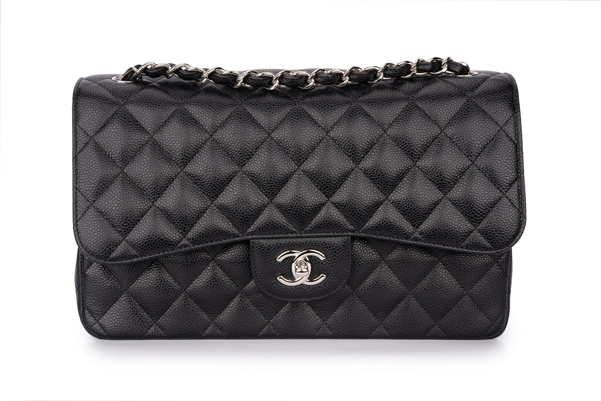 Chanel Jumbo Classic Flap Caviar Black SHW
