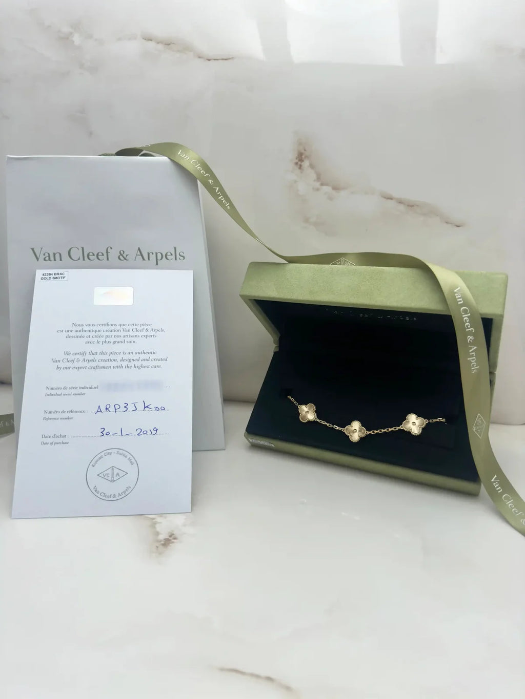 Van Cleef And Arpels Vintage Alhambra Bracelet