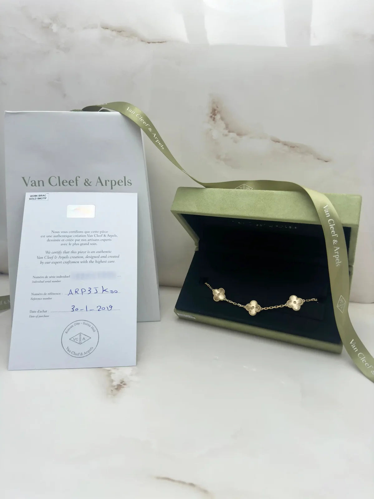 Van Cleef And Arpels Vintage Alhambra Bracelet