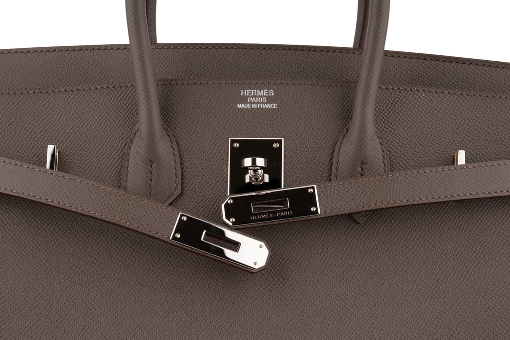 Hermès Birkin 35 Epsom Etain PHW