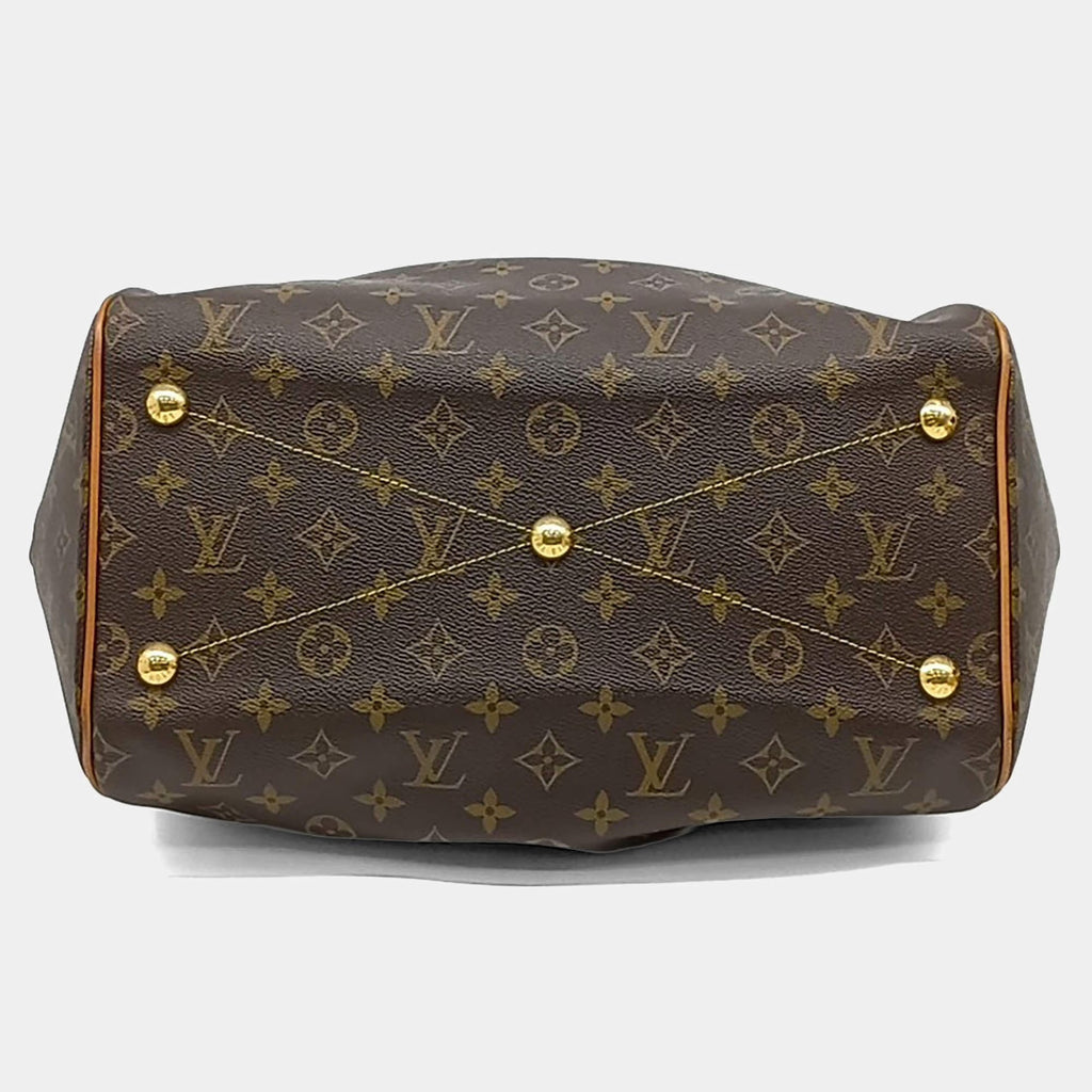 Louis Vuitton Monogram Tivoli Brown Coated Canvas GM Bag
