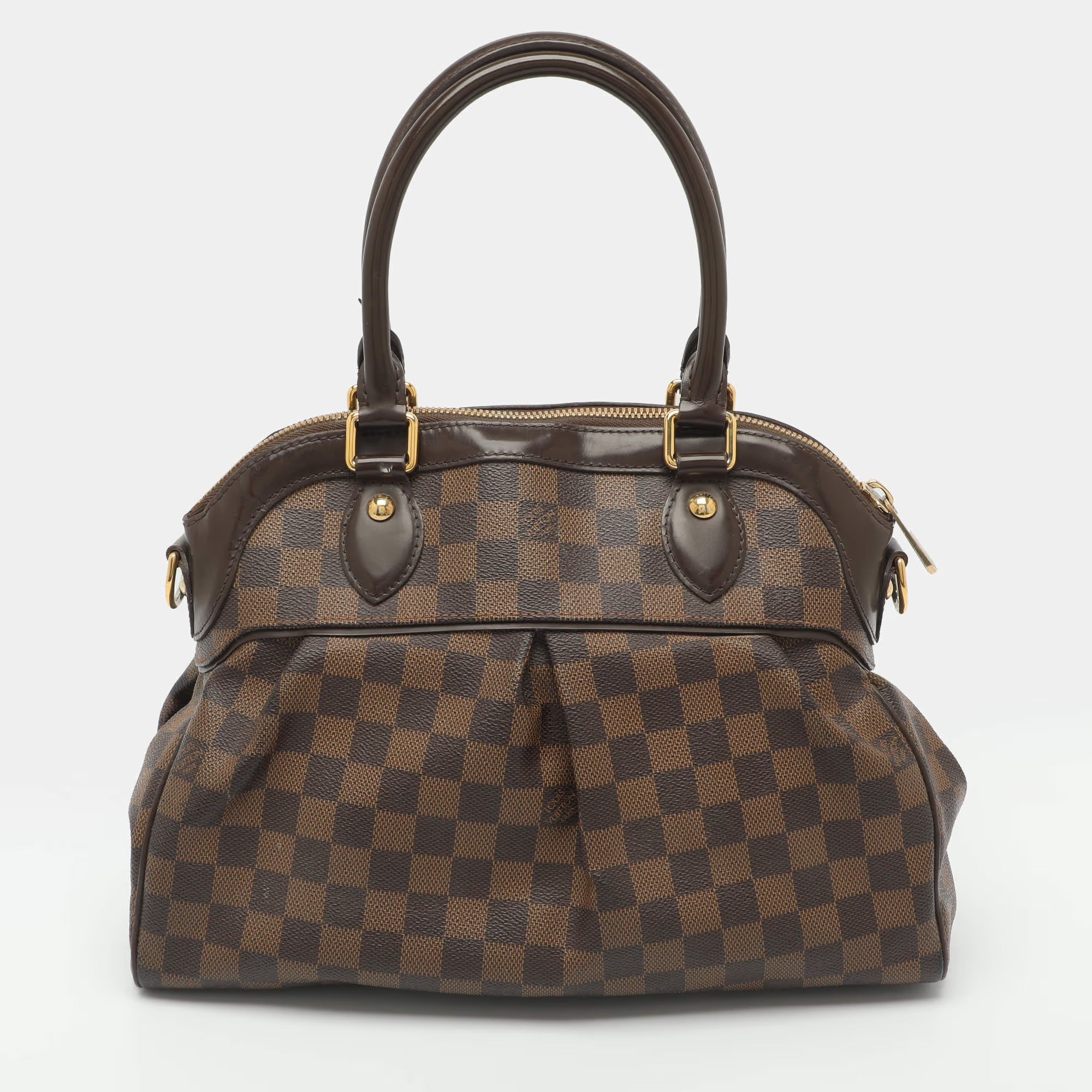 Louis Vuitton Trevi PM Damier Ebene Canvas Bag