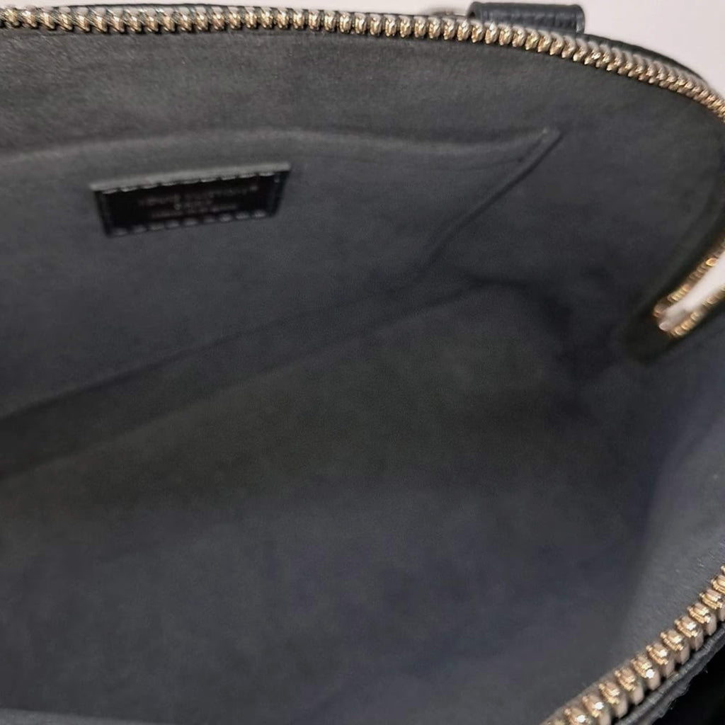 Louis Vuitton Black Leather Empreinte Alma BB M26686