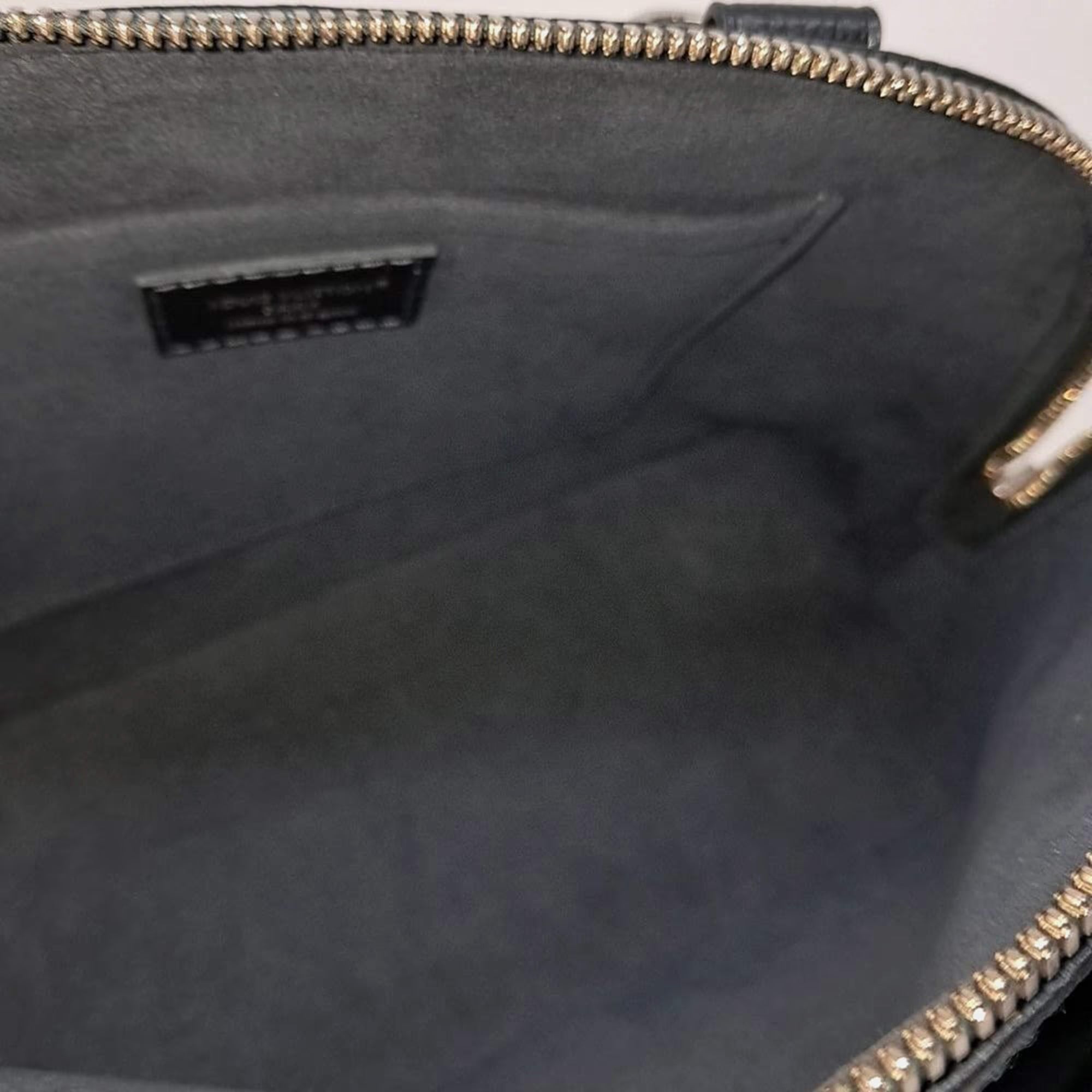 Louis Vuitton Black Leather Empreinte Alma BB M26686