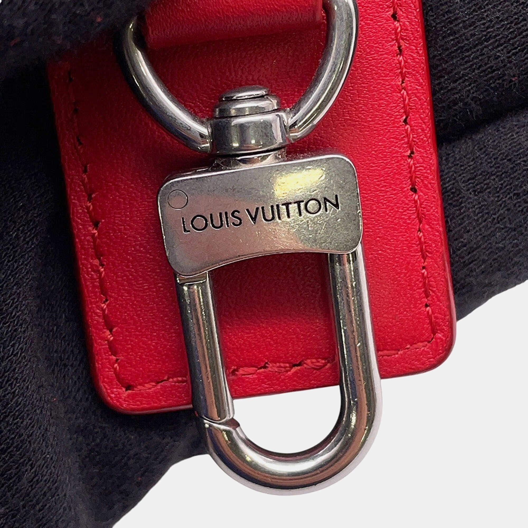 Louis Vuitton New Wave Chain Bag Red Leather Size Pm