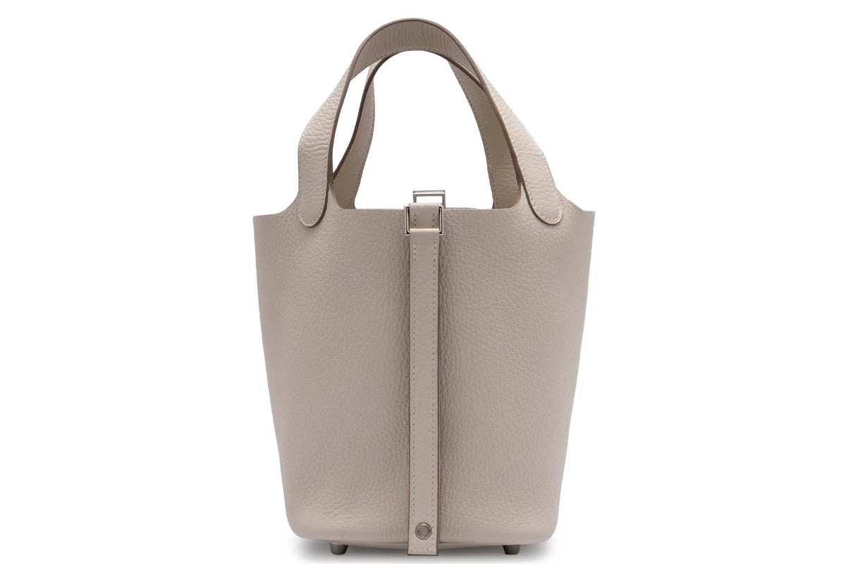 Hermès Picotin 18 Clemence Beton PHW