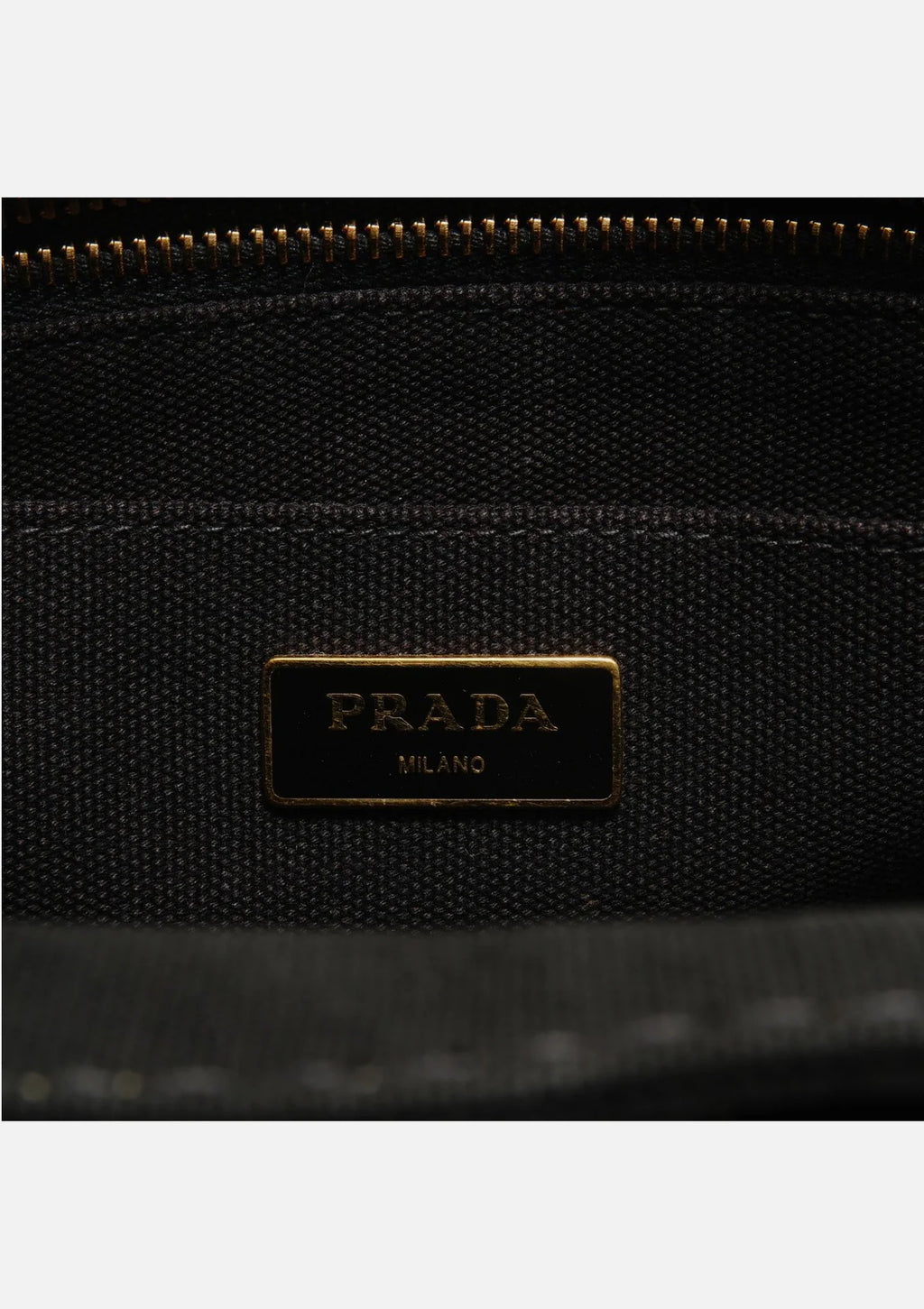 PRADA Canapa SS 2WAY Handbag black