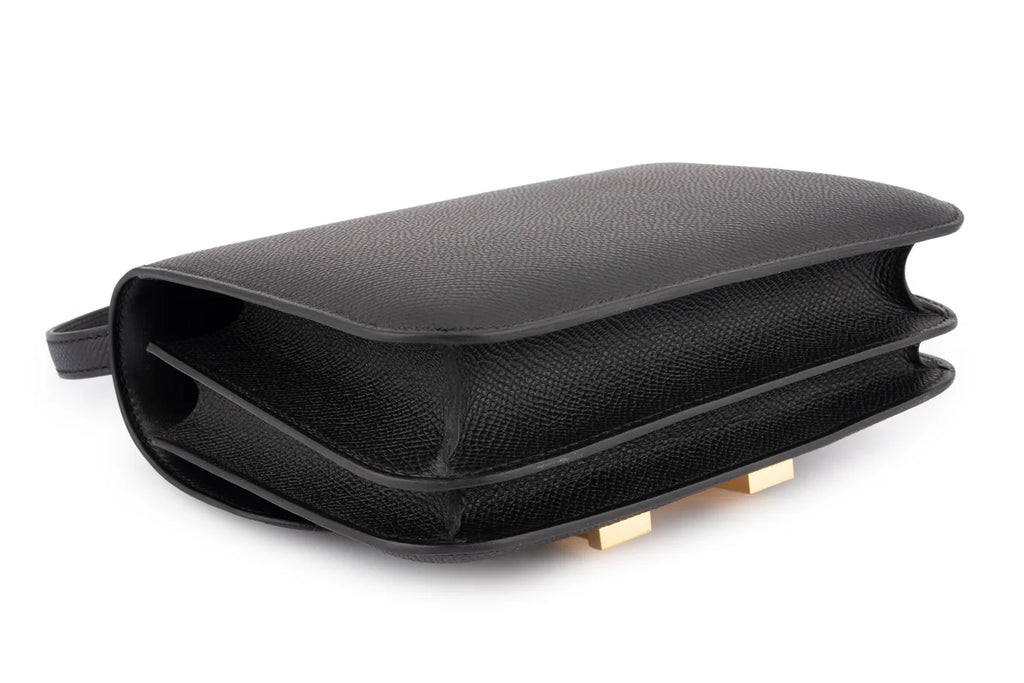 Hermès Constance 18 Epsom Noir GHW
