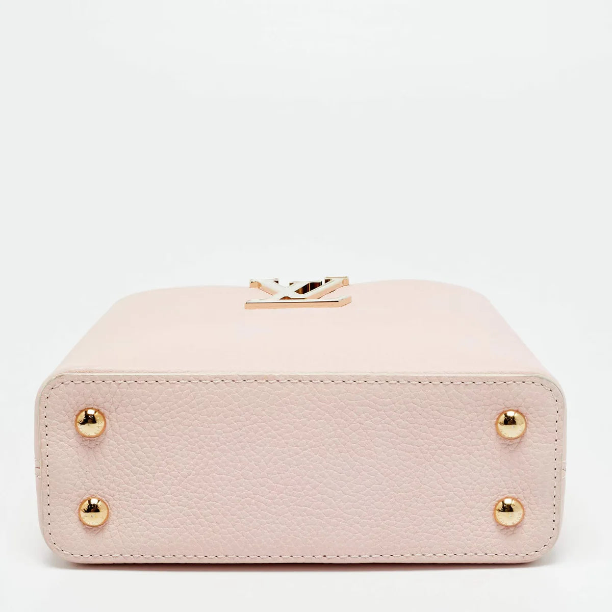Louis Vuitton Capucines Mini Pink Taurillon Leather Top Handle Bag