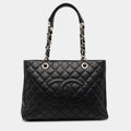 Chanel Black Caviar Grand Shopping Tote