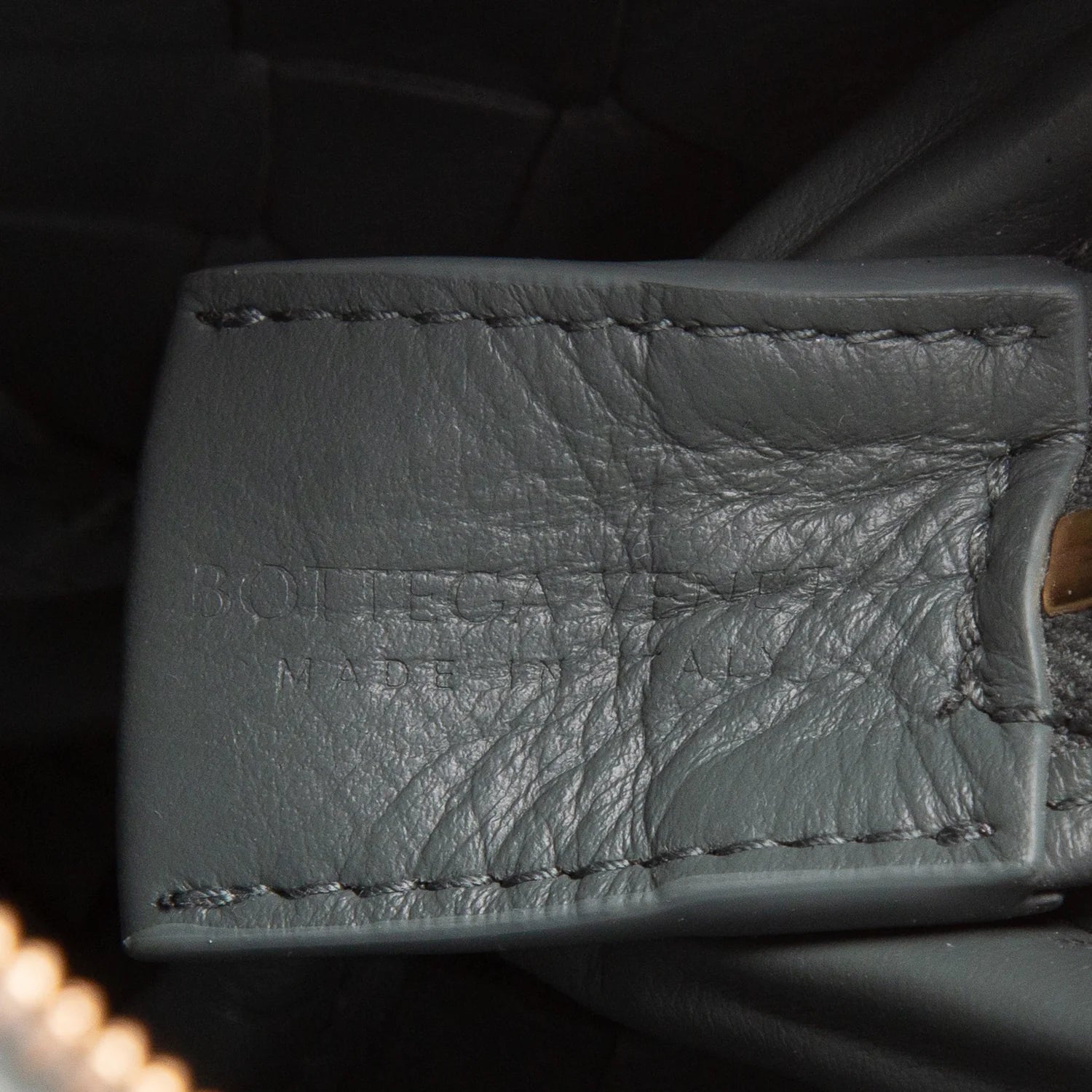 Bottega Veneta Grey Nappa Intrecciato Mini Loop Camera Bag
