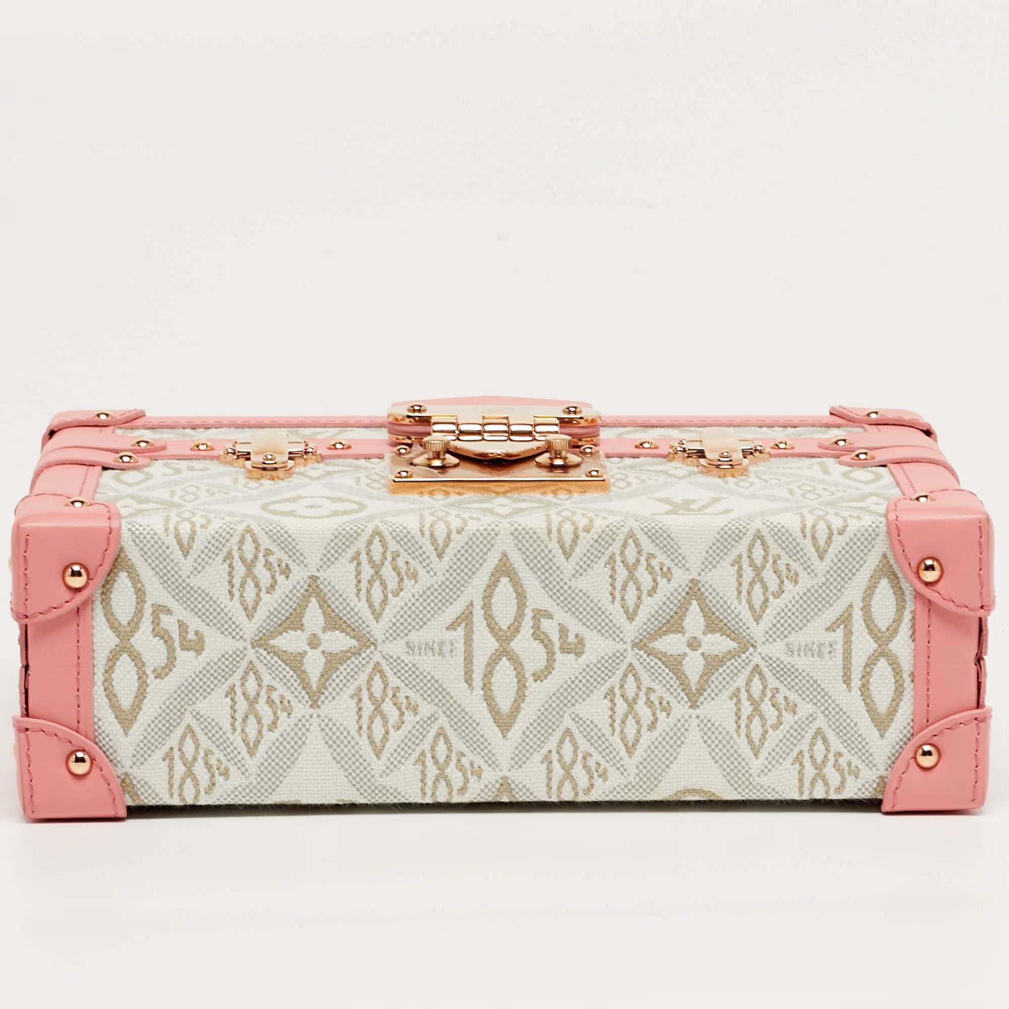 Louis Vuitton Petite Mallee Pink Since 1854 Jacquard Clutch