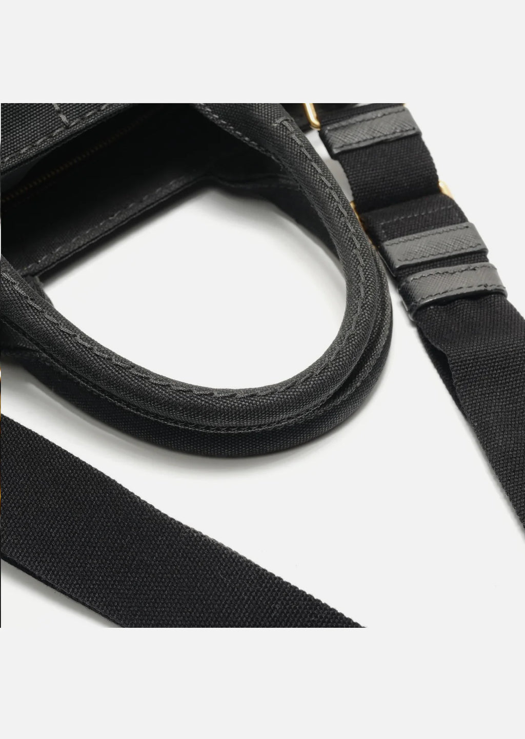 PRADA Canapa SS 2WAY Handbag black