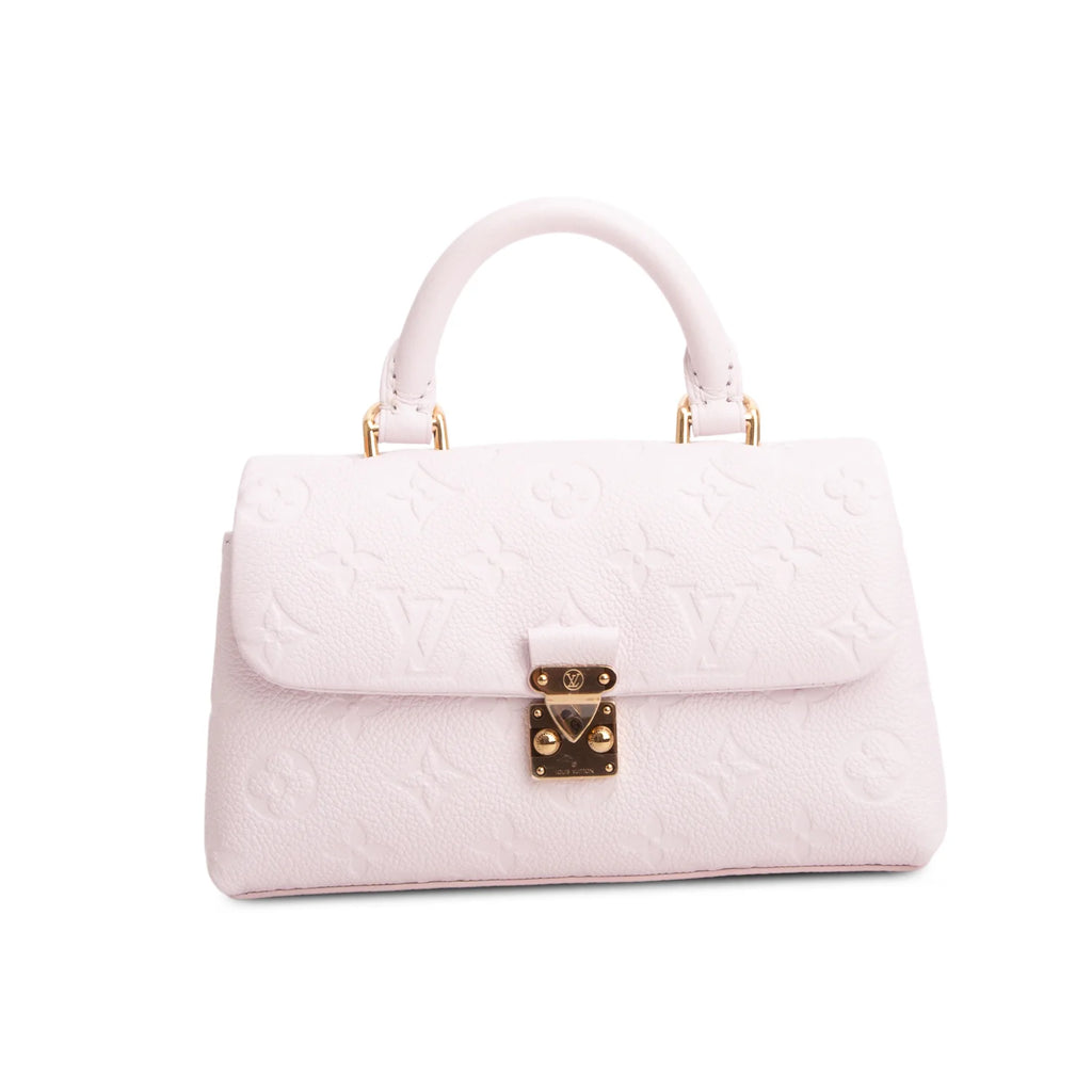 Louis Vuitton Pink Monogram Empreinte Leather Nano Madeleine