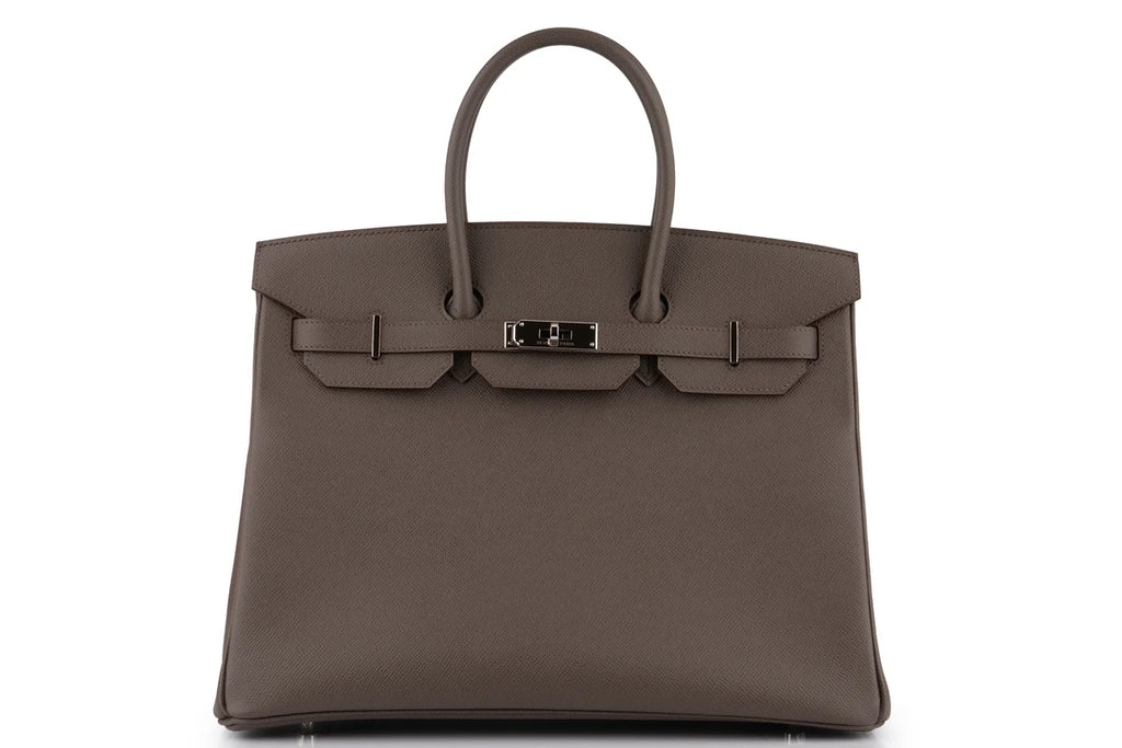 Hermès Birkin 35 Epsom Etain PHW
