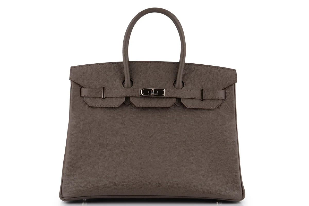 Hermès Birkin 35 Epsom Etain PHW