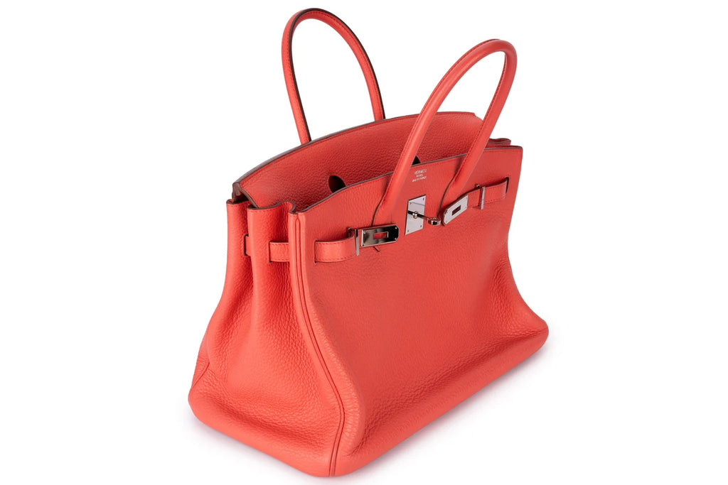 Hermès Birkin 35 Clemence Bougainvillea PHW