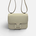 HERMÈS CONSTANCE 18 IN CRAIE EPSOM LEATHER WITH LACQUERED HARDWARE
