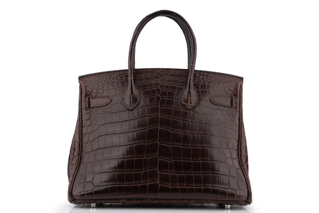 Hermès Birkin 30 Croc Niloticus Ebene PHW