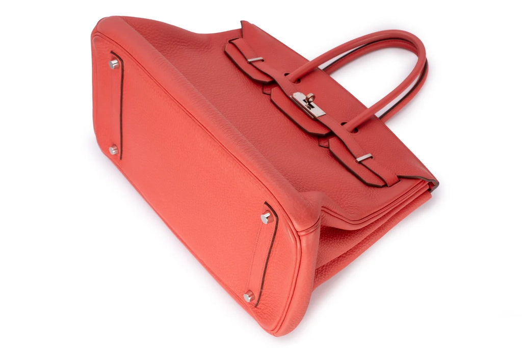 Hermès Birkin 35 Clemence Bougainvillea PHW