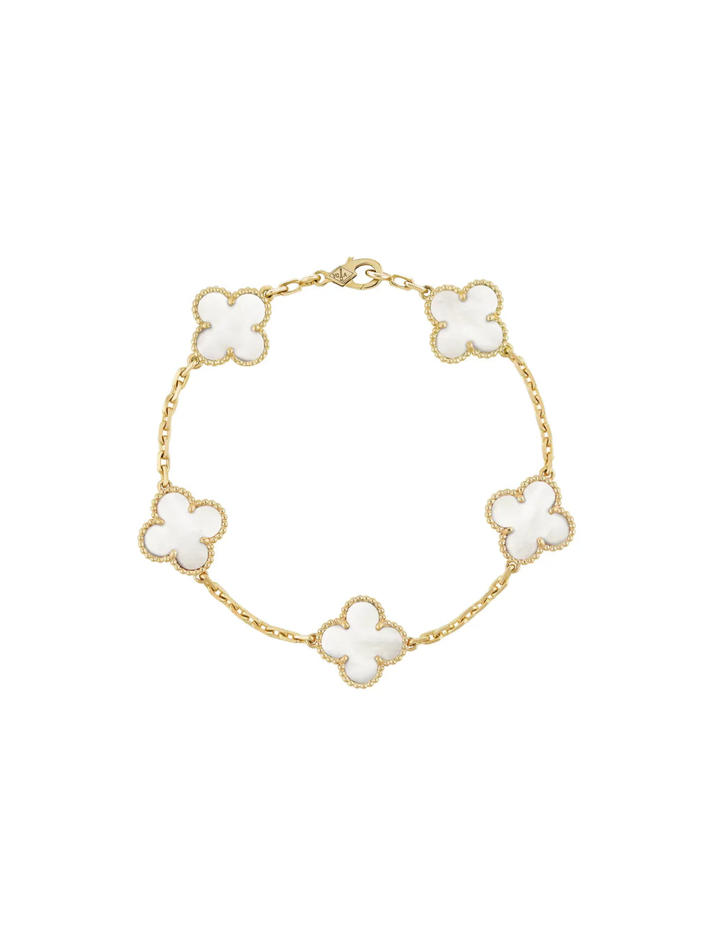 Van Cleef And Arpels Alhambra Bracelet Mother Of Pearl