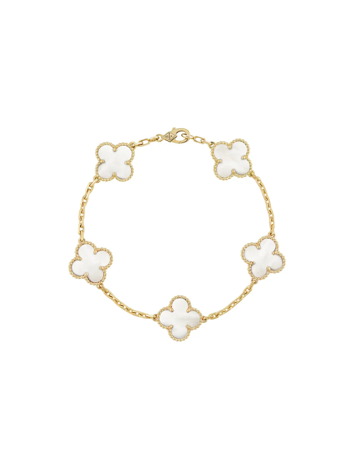 Van Cleef And Arpels Alhambra Bracelet Mother Of Pearl