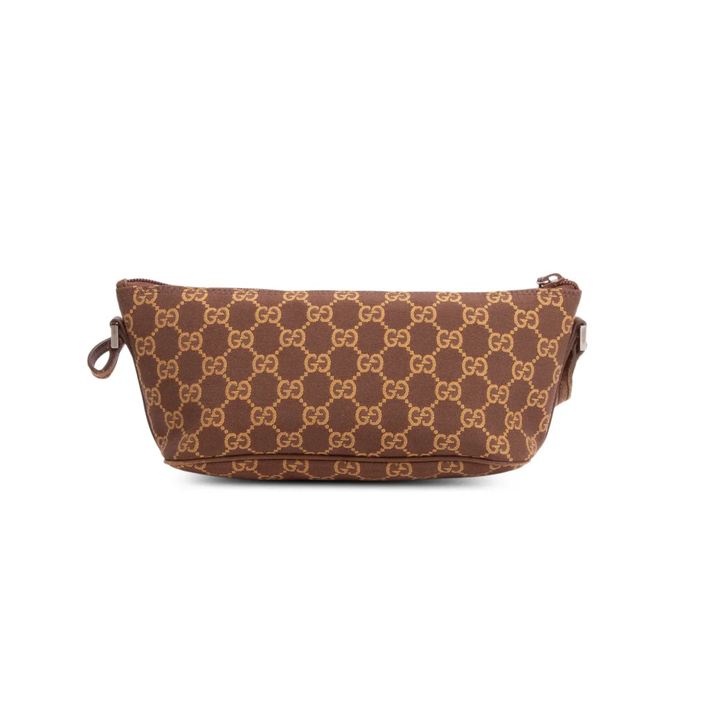 Gucci Brown GG Canvas Boat Pochette