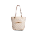 Gucci Cream Signature Small Punch Tote