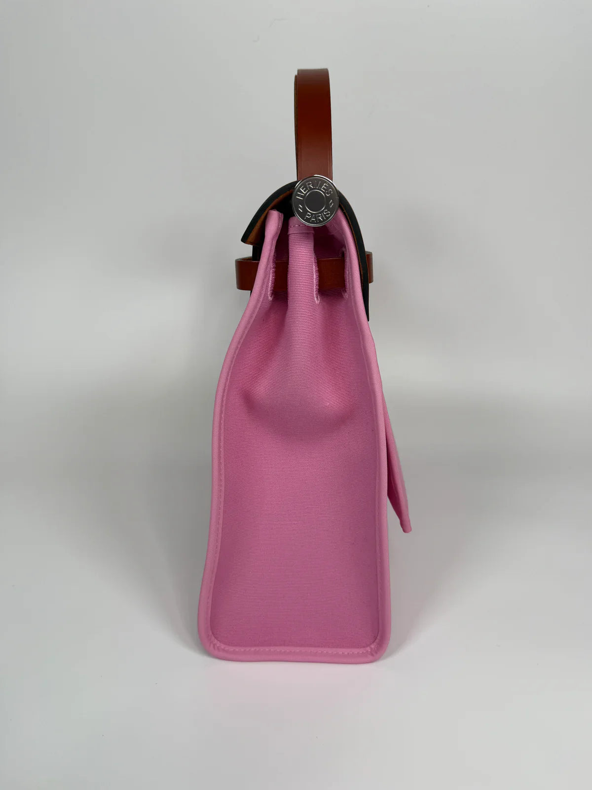 HERMÈS HERBAG 31 ZIP IN BUBBLEGUM & CUIVRE BAG