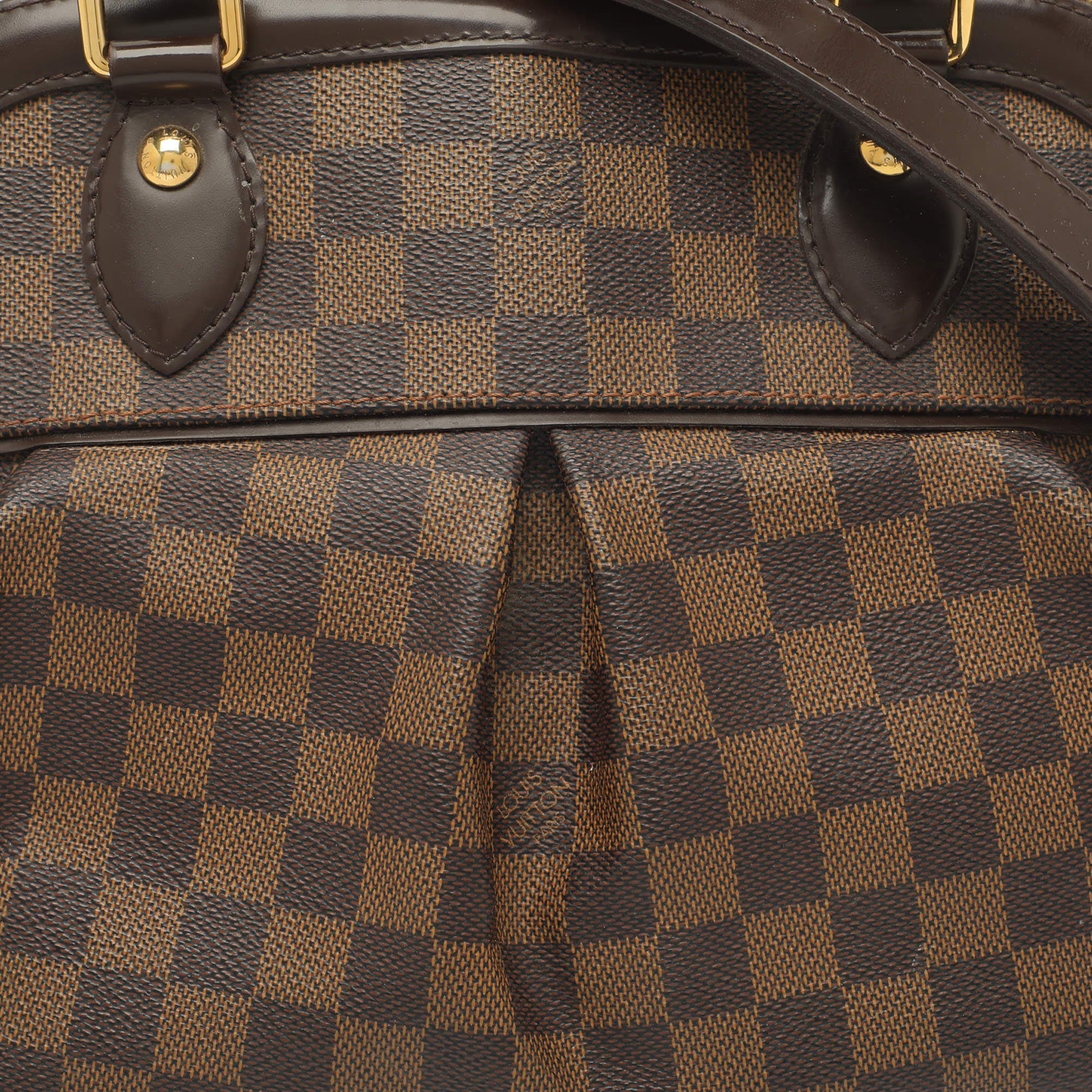 Louis Vuitton Trevi PM Damier Ebene Canvas Bag