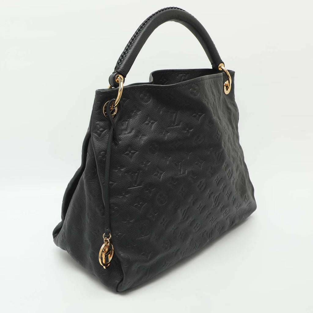 Louis Vuitton Artsy MM Bleu Infini Empreinte Leather Bag