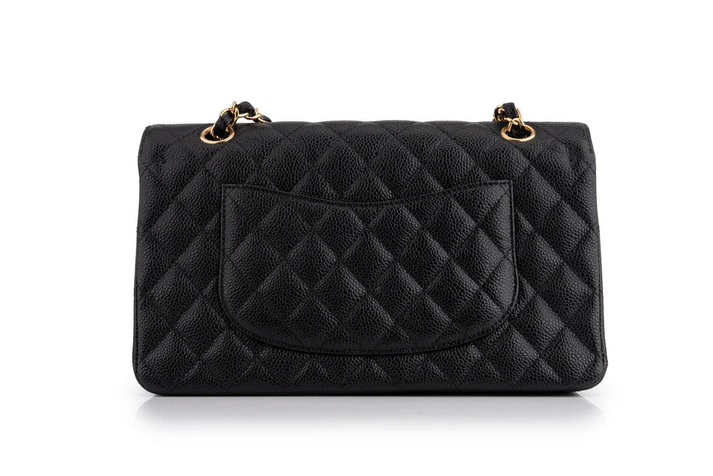 Chanel Classic Medium Double Flap Caviar Black GHW